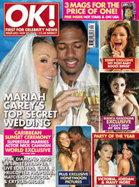 OK! magazine - Mariah Carey wedding cover (20 May 2008 - Issue 623)