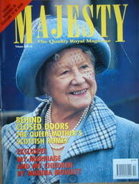 Majesty magazine The Queen Mother cover (October 1993 - Volume 14 No 10)