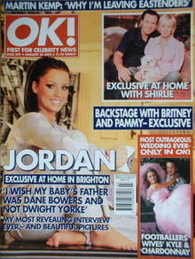 OK! magazine - Jordan Katie Price cover (24 January 2002 - Issue 299)