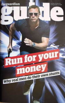 The Guardian Guide magazine - Daniel Craig cover (25 October 2008)