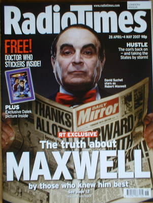 Radio Times magazine - David Suchet cover (28 April-4 May 2007)