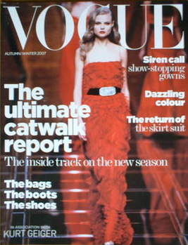 British Vogue supplement - The Ultimate Catwalk Report (Autumn/Winter 2007)