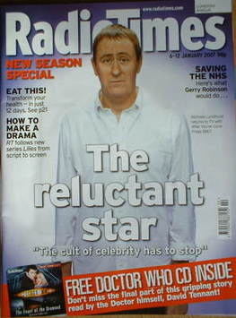 Radio Times magazine - Nicholas Lyndhurst cover (6-12 January 2007)