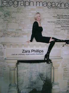 Telegraph magazine - Zara Phillips cover (9 December 2006)