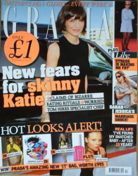 Grazia magazine - Katie Holmes cover (28 April 2008)