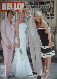 Hello! magazine - Tamzin Outhwaite and Tom Ellis cover (20 June 2006 - Issue 923)