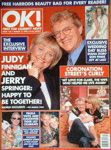 OK! magazine - Judy Finnigan and Jerry Springer cover (12 March 1999 - Issue 152)