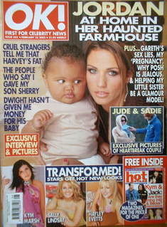 OK! magazine - Jordan Katie Price cover (25 February 2003 - Issue 355)