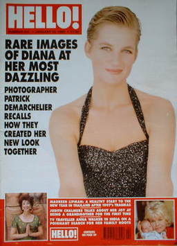 Hello! magazine - Princess Diana cover (10 January 1998 - Issue 491)