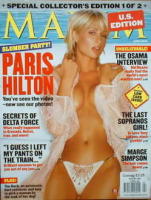 <!--2004-04-->MAXIM magazine - Paris Hilton cover (April 2004 - US Edition)