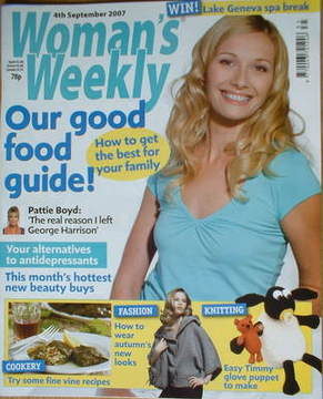 Woman's Weekly magazine (4 September 2007 - British Edition)
