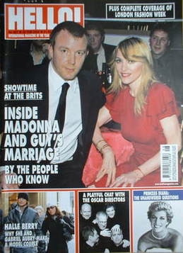 Hello! magazine - Madonna and Guy Ritchie cover (28 February 2006 - Issue 907)