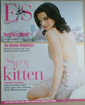 <!--2003-08-29-->Evening Standard magazine - Rachel Weisz cover (29 August 