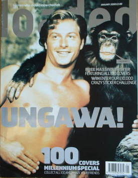 <!--2000-01-->Loaded magazine - Tarzan cover (January 2000)