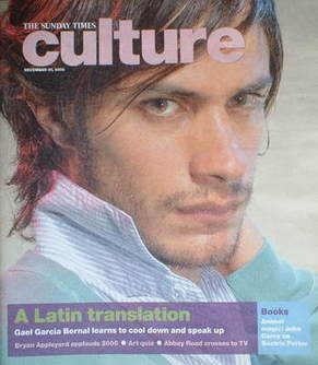 <!--2006-12-31-->Culture magazine - Gael Garcia Bernal cover (31 December 2
