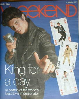 <!--2007-09-15-->Weekend magazine - Vernon Kay (15 September 2007)