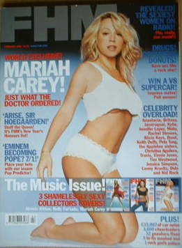 FHM magazine - Mariah Carey cover (February 2002)