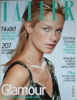 Tatler magazine - April 2005 - Carolyn Murphy cover