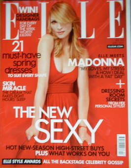 British Elle magazine - April 2007 - Madonna cover