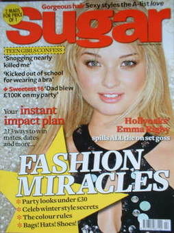 Sugar magazine - Emma Rigby cover (February 2008)