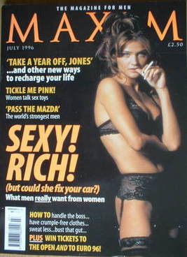 <!--1996-07-->MAXIM magazine - Helena Christensen cover (July 1996)