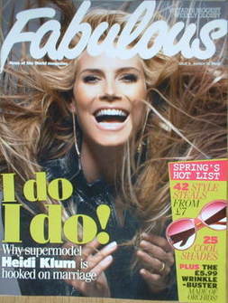 <!--2008-03-30-->Fabulous magazine - Heidi Klum cover (30 March 2008)