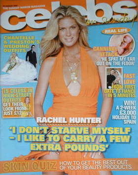 Celebs magazine - Rachel Hunter cover (20 August 2006)