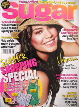 Sugar magazine - Vanessa Hudgens cover (August 2009)