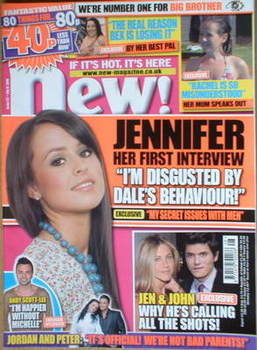 <!--2008-07-14-->New magazine - 14 July 2008 - Jennifer Clark cover
