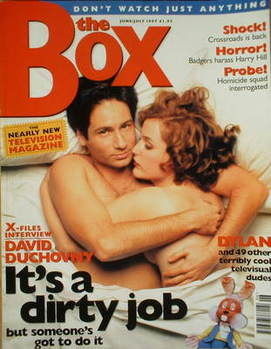 The Box magazine - Gillian Anderson and David Duchovny cover (June 1997/Jul
