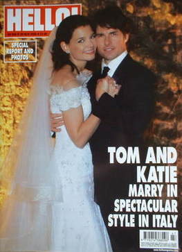 Hello! magazine - Tom Cruise and Katie Holmes wedding cover (28 November 2006 - Issue 946)