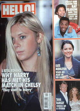 Hello! magazine - Chelsy Davy cover (12 December 2006 - Issue 948)