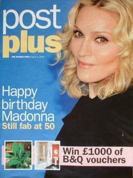 Post Plus magazine - Madonna cover (3 August 2008)