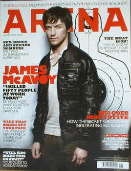 Arena magazine - August 2008 - James McAvoy cover