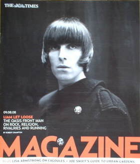 The Times magazine - Liam Gallagher cover (9 August 2008)