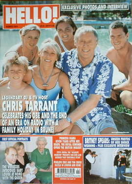 <!--2004-01-20-->Hello! magazine - Chris Tarrant cover (20 January 2004 - I