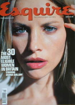 Esquire magazine - Sienna Guillory cover (March 2001)