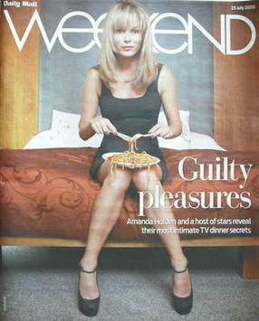 Weekend magazine - Amanda Holden cover (25 July 2009)