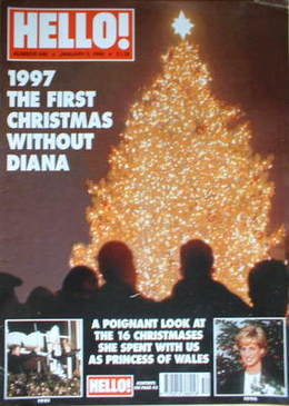 Hello! magazine - The First Christmas Without Diana cover (3 January 1998 - Issue 490)