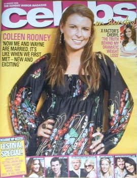 Celebs magazine - Coleen Rooney cover (24 August 2008)