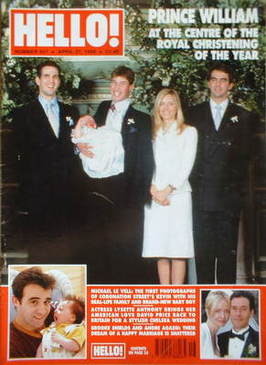 Hello! magazine - Prince William cover (27 April 1999 - Issue 557)