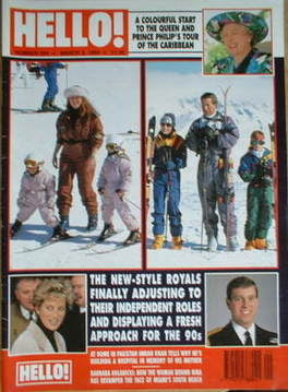 Hello! magazine - The New-Style Royals cover (5 March 1994 - Issue 294)