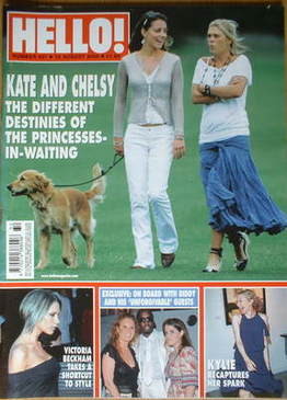 Hello! magazine - Kate Middleton and Chelsy Davy cover (15 August 2006 - Issue 931)