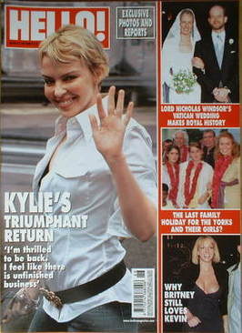 Hello! magazine - Kylie Minogue cover (21 November 2006 - Issue 945)