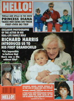 Hello! magazine - Richard Harris cover (20 April 1991 - Issue 149)