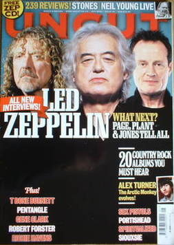 Uncut magazine - Led Zeppelin cover (May 2008)