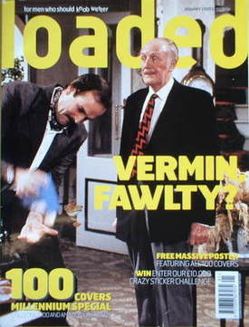 <!--2000-01-->Loaded magazine - Basil Fawlty and the Major cover (January 2