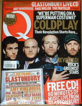 Q magazine - Coldplay cover (July 2008)