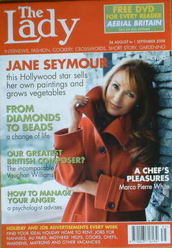 The Lady magazine (26 August - 1 September 2008 - Jane Seymour cover)