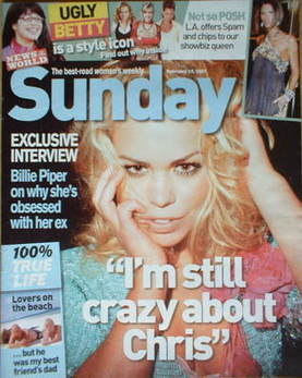 Sunday magazine - 18 February 2007 - Billie Piper cover